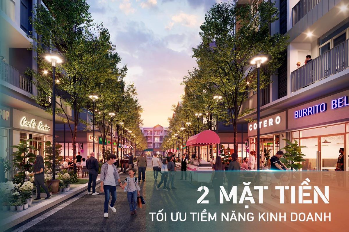 Shophouse 2 mặt tiền artisan park